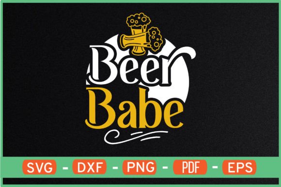 Beer Babe SVG Designs: Graphics for Crafty Content