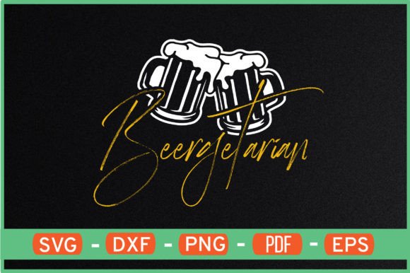 Beergetarian T-Shirt SVG: Craft Graphics That Pop