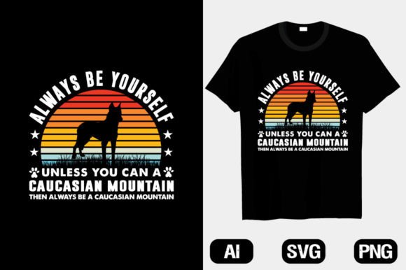 Caucasian Mountain Dog Graphics & T-Shirt Design Review