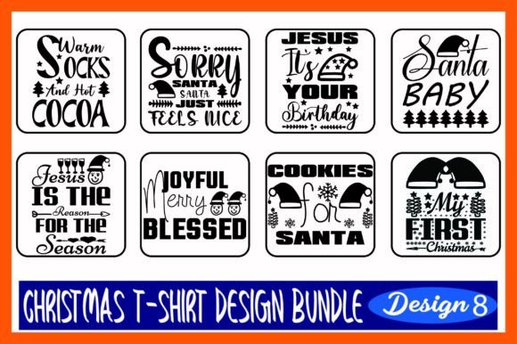 Christmas T-shirt Designs Bundle Graphics Review