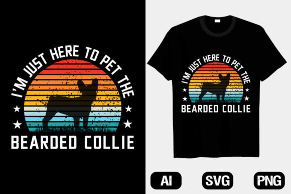 Dog Vector and Typography T-Shirt V3 Graphics