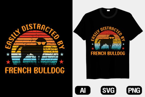 Easily Distracted by French T-Shirts: Graphics & T-Shirt Designs