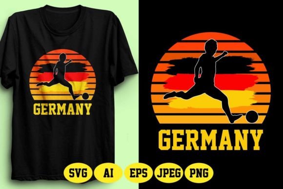 Germany Football Shirt Graphics for T-Shirt Designs