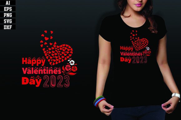 Happy Valentines Day 2023 Graphics & T-Shirt Designs