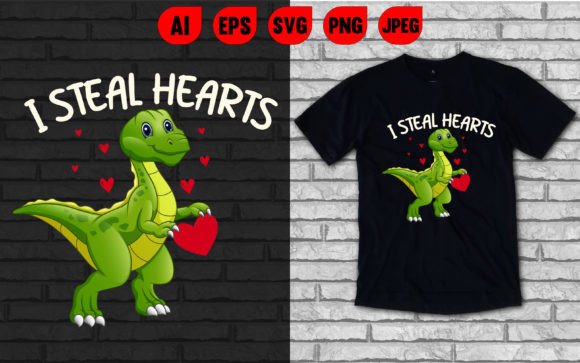 I Steal Hearts Valentine’s Day T-Shirts