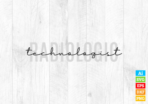 Radiologic Technologist SVG Graphics for T-Shirt Designs