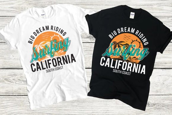 Surfing Graphics & T-Shirt Designs